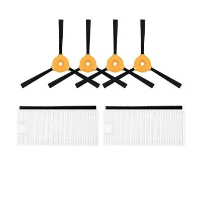 YUGHKBN Compatible for Lefant M200 / M201 / M520 / M571 / T700 Robotic Vacuum Cleaner Hepa Filter Side Brush Mop Spare Parts Replacement(Small)