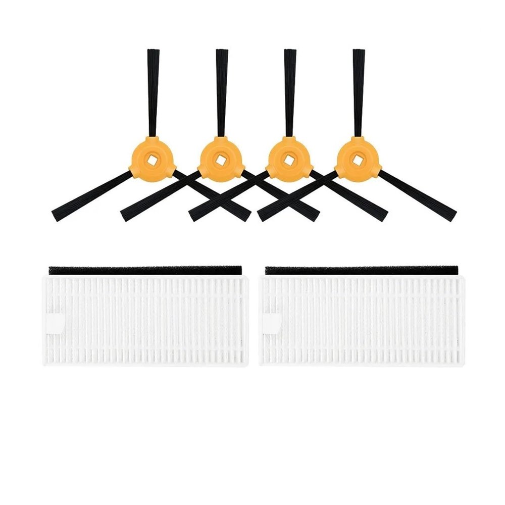 YUGHKBN Compatible for Lefant M200 / M201 / M520 / M571 / T700 Robotic Vacuum Cleaner Hepa Filter Side Brush Mop Spare Parts Replacement(Small)