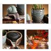 NEKCOCO Tabletop Waterfall Tabletop Fountain Fish Tank Automatic Circulation Water Fountain Desktop Fountain Creative Ornaments Tabletop Water Fountain view 3