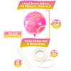 KatchOn, Big 22 Inch Pink Marble Balloons - Pack of 1006 | Artificial Red Rose Petals | Agate Pink Mylar Balloons, Pink Party Decorations | Gender Reveal Decor | Rose Petals for Wedding Aisle Decor view 4