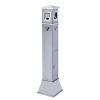 RWGOVLU Outdoor Trash Can Ashtray Outdoor Trash Can Stainless Steel Trash Bins Column Vertical Ashtray Outdoor Waste Bins Corridor Garbage Can view 1