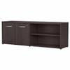 Pemberly Row Low Storage Cabinet with Doors in Storm Gray - Engineered Wood view 1