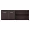 Pemberly Row Low Storage Cabinet with Doors in Storm Gray - Engineered Wood view 4