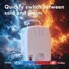 COYCYQI 9L Mini Fridge for Bedroom - Car, College Dorm Room & Office Desk 12v Portable Cooler Warmer Skincare, Beauty Makeup, Drinks, Food AC/DC Small Refrigerator with Glass Front, 110 Volts, Black view 4