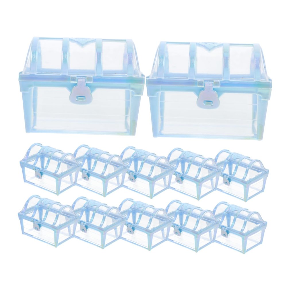 GOOHOCHY 12pcs Treasure Chest Candy Storage Box for Birthday Party Favors Elegant Pirate Keepsake Jewelry Holder for Treats and