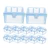 GOOHOCHY 12pcs Treasure Chest Candy Storage Box for Birthday Party Favors Elegant Pirate Keepsake Jewelry Holder for Treats and view 1