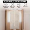 24x62 Cotton Garment Bag for Hanging Clothes, Garment Cover for Dust Free Storage view 4