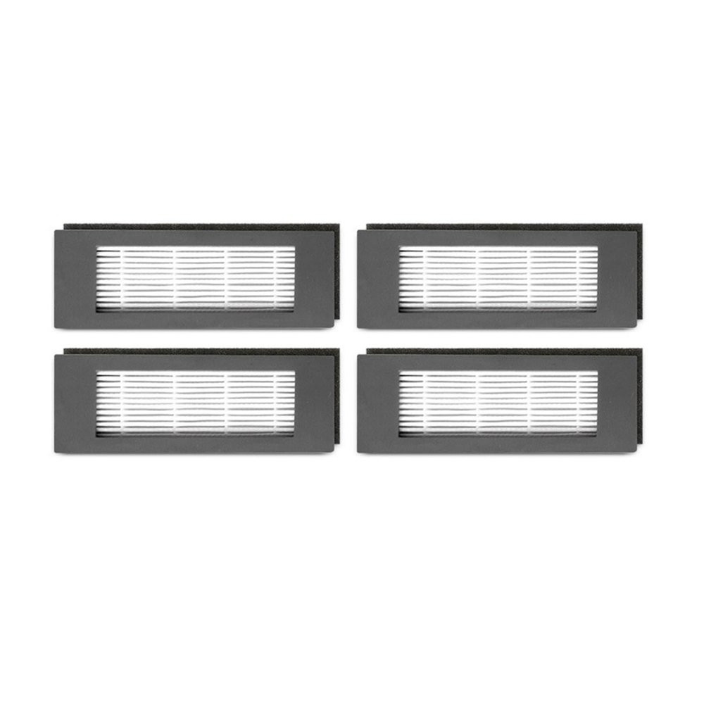 4pcs Hepa FilterCompatible For Ecovacs Debot OZMO 920 930 950 T5 T8Compatible For AIVI T9 N8 Pro Plus M88 M87 Replacement Robot Vacuum Spare Part(4pcs)