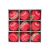 CAJDEOPYE 9Pcs Christmas Ornaments 3.15" Xmas Satin Foam Ball Ornaments Shatterproof Decorative Hanging Decoration for Christmas Tree Holiday Wedding Party Supplies /1549 view 1