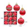 CAJDEOPYE 9Pcs Christmas Ornaments 3.15" Xmas Satin Foam Ball Ornaments Shatterproof Decorative Hanging Decoration for Christmas Tree Holiday Wedding Party Supplies /1549 view 2