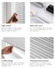 Custom 1 Inch Aluminum Blinds for Windows Cordless Mini Venetian Blinds Mini Blinds Aluminum Blackout Horizontal Blind for Bathroom Office RV. Light Pink,53" W x(12" H to 98" H Customize) view 3