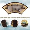 GZHERVICES Solid Wood Chinese Tea Cup Holder, Wall Decoration Teaware Storage Rack with LED Light, Wall Hanging Bogu Rack Wall Mounted Teapot Display Stand Floating Shelves view 4