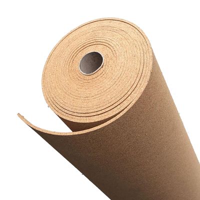 LYZLPHLL Cork Roll, Cork Board for Office, Cork Shelf Liner, Bulletin Board Sheet, Easy to Cut, 1/3" 1/4" Thick, for Office Home School DIY Supplies, Brown(Thick 6mm,0.8mx1m(2.6ftx3.3ft))