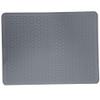 Drying Mat 30x21inch Multipurpose Sink Mat Silicone Non-slip Under Sink Mat Heat Resistant Flexible Dishwasher Safe Stove Top Cover, Dark Grey Drying Mat view 2