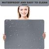 Drying Mat 30x21inch Multipurpose Sink Mat Silicone Non-slip Under Sink Mat Heat Resistant Flexible Dishwasher Safe Stove Top Cover, Dark Grey Drying Mat view 3