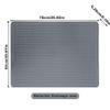 Drying Mat 30x21inch Multipurpose Sink Mat Silicone Non-slip Under Sink Mat Heat Resistant Flexible Dishwasher Safe Stove Top Cover, Dark Grey Drying Mat view 4