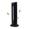 CAJDEOPYE Tower Fan, Small Stand up Desk Fan, with 2 Speeds, 2 Dimming Adjustable Angle Night Light, USB Power, Personal Bladeless Fan for Home Bedroom Office, Electric Table Fan /1301 view 1