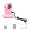 CAJDEOPYE Tower Fan, Small Stand up Desk Fan, with 2 Speeds, 2 Dimming Adjustable Angle Night Light, USB Power, Personal Bladeless Fan for Home Bedroom Office, Electric Table Fan /1301 view 4