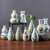 SGeneE Jingdezhen Handmade Ceramic Ornaments,Hand-Painted Porcelain Vase,Flower Vase Decoration,Hand-Painted Flowers and Birds,High Temperature Firing,Pure Traditional Handmade (G) view 2