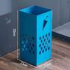 Stand Rack,Metal Umbrella Stand Rack, Umbrella Stand Household Foyer Umbrella Storage Barrel European Wrought Iron Floor-Standing Simple Multi-Function Storage Rack Corridor Decoration (Col view 2