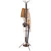 Kitsanery Coat Rack Freestanding,Metal Coat Tree with Umbrella Holder,Hat and Coat Rack Stand for Entryway, Hallway, Living Room, Bedroom (Brown) view 1