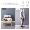 Kitsanery Coat Rack Freestanding,Metal Coat Tree with Umbrella Holder,Hat and Coat Rack Stand for Entryway, Hallway, Living Room, Bedroom (Brown) view 4