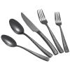 20-Piece Black Silverware Set, Heavy Duty Hammered 18/10 Stainless Steel Flatware for 4, Food-Grade Cutlery Including Fork Knife Spoon, Dishwasher Safe Tableware view 1