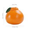 Ceramic Orange Vase, Creative Orange Hydroponic Small Vase, Simulation Fruit Flower Pot Crafts, Cute Orange Fruit Shape Flower Vase, Tabletop Decorative Vase, for Home Kitchen Office Decor view 2