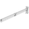 Clothes Hanging Drying Rack, Folding Wall Mounted Portable, for Balcony Laundry Bathroom Patio Bedroom (Silver 104.6 * 8.4 * 18cm) view 1
