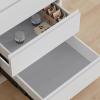StaHom Drawer Liner, Shelf Liners for Kitchen Cabinet Waterproof & Oil-Proof Cupboard Liner Non-Slip Drawer Mat PVC Material Non Adhesive Kitchen Liner for Countertop Gray 17.5 x 393.7 Inches view 3
