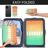 2 Pcs Large Travel Laundry Bag - Waterproof Wet Dry Bag for Gym, Swimming, Yoga - Washable Dirty Clothes and Bathing Suit Workout Bag (Green+Orange) view 3