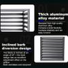 Air conditioner fence for outside units, Air conditioning protection grille, Anti-Theft Sturdy Aluminum AC Covers, fence to hide air conditioner, Applicable to air conditioner outdoor (Gray 110*60*8-1 view 4