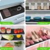 Black Shelf Liners for Kitchen Cabinets Non Adhesive Drawer Liner for Bathroom Waterproof Refrigerator Liners for Shelves Fridge Plastic Mats Cabinet Cupboard Liner 17.5 x 393.7 Inches view 2