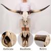 Animal Head Wall Decor, Large Faux Bull Head Wall Mount, Creative Personalized Decoration, for Hotels, Bar, Clubs and Home(Black) view 4
