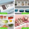 Shelf Liners for Kitchen Cabinets Non Adhesive Drawer Liner for Bathroom Waterproof Refrigerator Liners for Shelves Fridge Plastic Mats Cabinet Cupboard Liner White 11.8 x 118 Inches view 2
