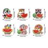 ARTopet DIY Diamond Art Painting Fridge Magnets Creative Design Refrigerator Magnetic Sticker Diamond Art for Adults Crafts Home Decors Cabinet Refrigerator-Watermelon Animal view 3