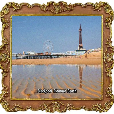 Blackpool Pleasure Beach UK Refrigerator Magnets Travel Souvenir Fridge Decoration Magnet