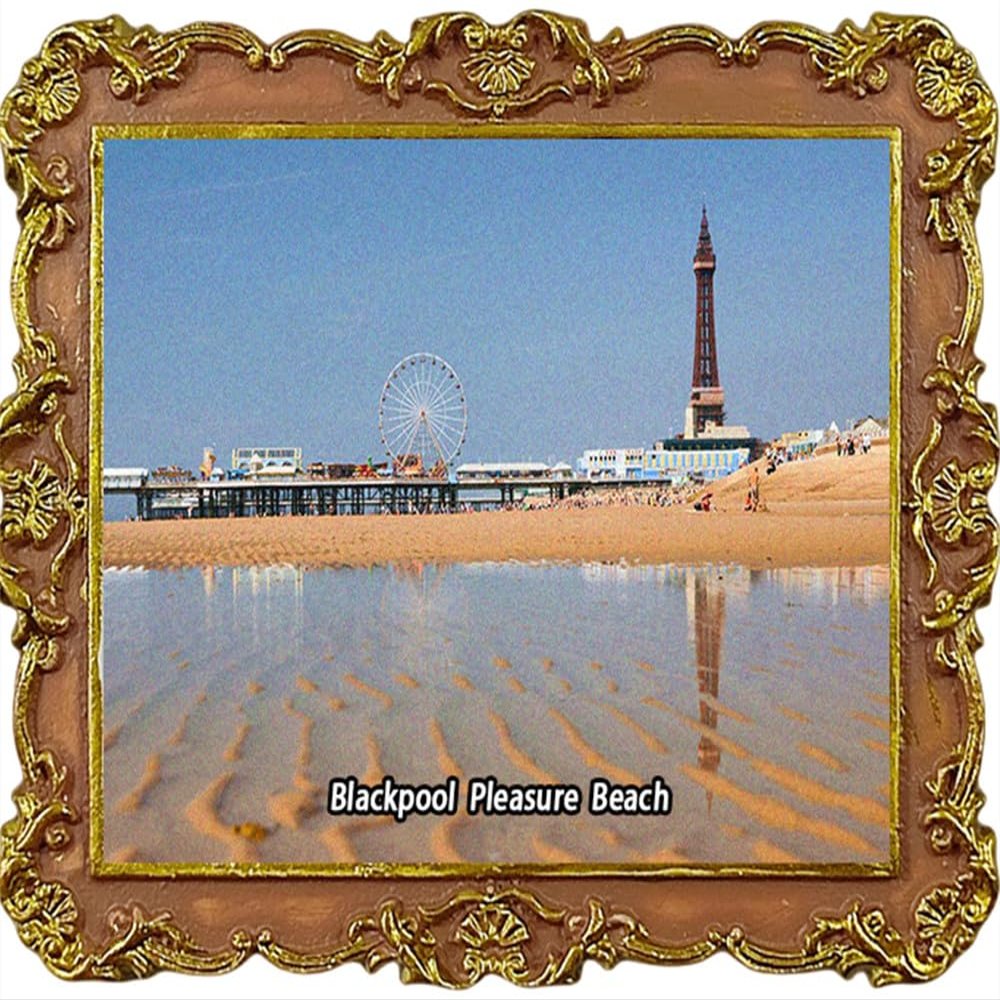 Blackpool Pleasure Beach UK Refrigerator Magnets Travel Souvenir Fridge Decoration Magnet