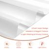 HOTSOON Cordless Zebra Blinds for Interior Windows, White, 48" W x 48" H view 3