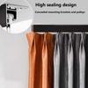 Blackout Curtain Track Ceiling Curtain Track, Curtain Rods Ceiling Curtain Track Set Black/White/Champagne Aluminum Curtain Track for Curtains-Room Divider(Black,4m(13.1ft)) view 4