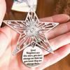 Good Neighbors are Like Stars,Good Neighbors are Like Stars Hanging Plaque,Metal Hanging Snowflake Decorations with Blessing Inscription,Love for Friend Family Neighbors (Good Neighbors) view 1