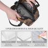 Lunch Bag Insulated Lunch Box for Women Men Reusable Cooler Bag A little Yorkshire terrier Lunch Tote Bag for Work Picnic view 3