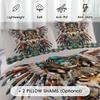 Jeminise Native Tribal Quilt Bed Set Tribal Print Quilt Set Full/Twin/Queen, Western Quilt Bedding Set, Native American gift (D01, 5 Sizes) view 3