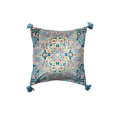 Creative Co-Op, Multicolor Tasseled Elegance Velvet Pillow