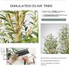 ESRADA Artificial Olive Tree 6-16.4ft, Extra Tall Olive Faux Plants Indoor, Fake Olive Tree, Faux Silk Plant for Home Decor, Office, Living Room 8ft view 4