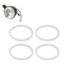 Distiller Seal Replacement Parts, WearResistant Silicone Water Distiller Seal, and Hygienic, High Temperature Resistant, 4Pcs for (4L) view 4