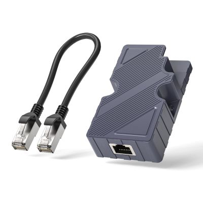 Dishy V2 to RJ45 Adapter with T568B Pinout, Ethernet Cord for POE Injector, Compact Size Adapter