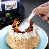 EARSHOT Tea Spoons Dessert Spoons Stainless Steel Short Handle Spoon Small Soup Spoon Mini Round Spoon Portable Children's Meal Spoon Soup Spoons(A) view 3