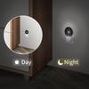 LLCXCSI Black Spider Web Plug-in Led Night Light with Auto Dusk to Dawn Sensor for Boys Girls Room Decor, Wall Lamp Nightlights for Hallway,Bedroom, Kids Room, Kitchen, Stairway, (0.5W, 2 Pack) view 2