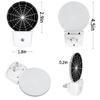 LLCXCSI Black Spider Web Plug-in Led Night Light with Auto Dusk to Dawn Sensor for Boys Girls Room Decor, Wall Lamp Nightlights for Hallway,Bedroom, Kids Room, Kitchen, Stairway, (0.5W, 2 Pack) view 4